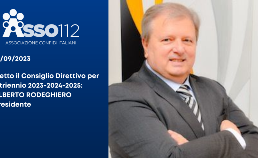 Eletto il Consiglio Direttivo per il triennio 2023-2024-2025: ALBERTO RODEGHIERO Presidente
